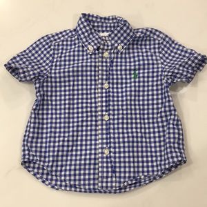 Ralph Lauren Button Down Dress Shirt 9 Months